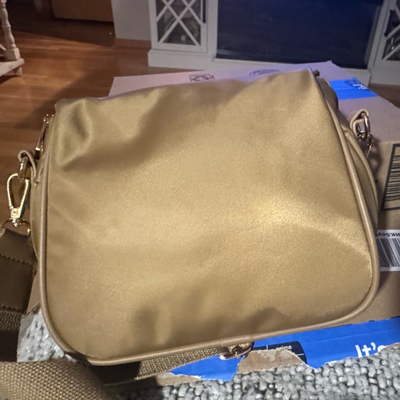 Ello Kahki Crossbody Bag with Gold hardware - Picture 3 of 14